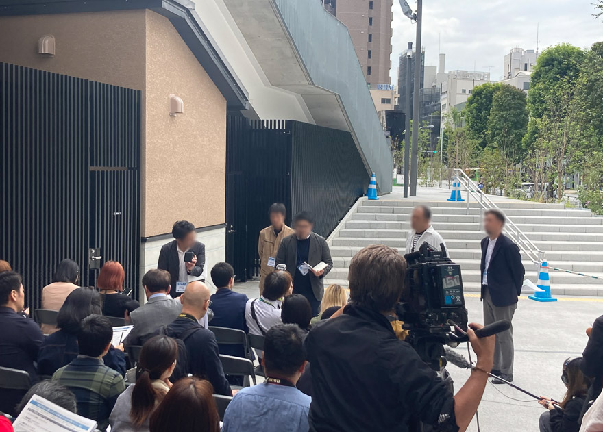 明治公園記者発表会