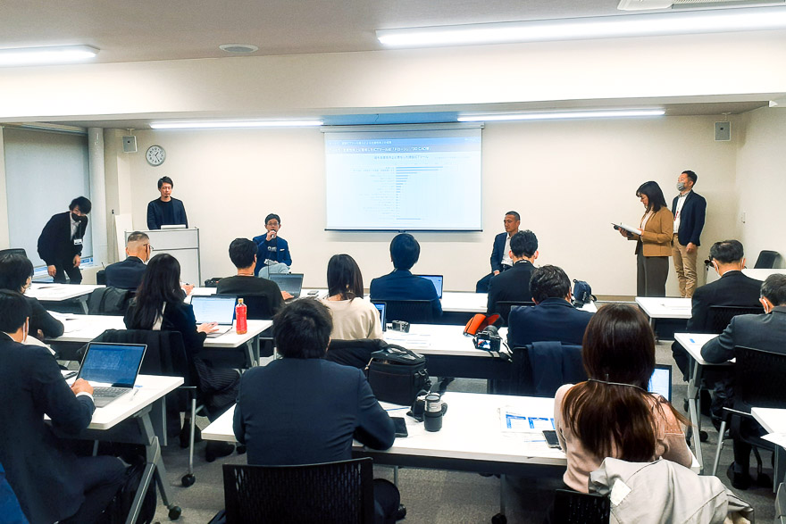 スカイマティクス社建設DX業界メディア向け記者説明会